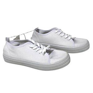 Sole Mates White‎ Sneakers Womens Size 7 Athletic Tennis Shoes Preppy Casual